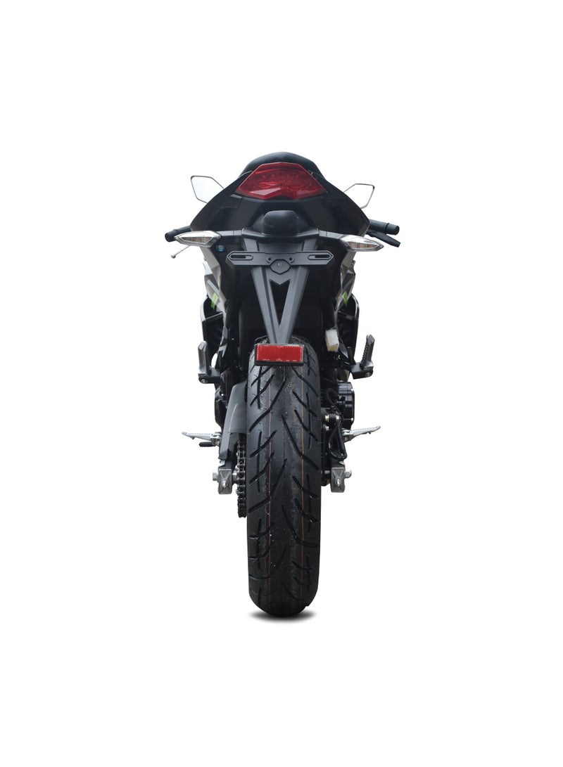 شارمكس دراجة نارية رياضية بسعة 367 سي سي بمحرك ثنائي الأسطوانات متوازي، تبريد سائل، قوة 27 حصان، ناقل حركة يدوي 6 سرعات، هيكل خفيف الوزن، سرعة قصوى 150 كم/س - Image 5